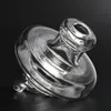 Universal Glas UFO Bubble Carb Cap Hutstil mit Lochkuppel für XL XXL 25mm Domeless Quartz Banger Nail Dab Bohrinseln Bongs