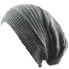 Vinter hattar kvinnor stickad keps varm casual bomull hattar virka slouchy knit baggy oversized ski beanie hatt kvinnlig skullies mössor