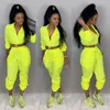 Women's Tracksuits Autumn 2 Two Piece Set Top And Pants Women Tracksuit Casual Outfit Sports Suit Solid Blue