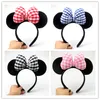 Plaid Control College Wind Bow Headband Black Ear Head band Princess Headbands Small Fresh Hair Accessories free ship 5PCS