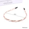 20 teile / los Mode Pearl Haarreifen Drei Spiralwelle Kopf Reifen Kopf Schnalle Stirnband Für Frauen Dame Sommer Haarschmuck