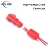Will Fan High Voltage Connector For Co2 Laser Tube and Power Supply Cable Silicon Rubber Case For Laser Engraving Machine