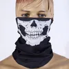 3D Kafatası Hayalet Motosiklet Yüz Maskesi Boyun Gaiter Motosiklet İskelet Tüp Eşarp Bandana Moto Biker Head Shield Balaclava Maskeleri