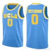 MJ (23) 마이클 노스 캐롤라이나 타르 힐 농구 유니폼 UCLA 러셀 0 웨스트 브룩 레지 (31) 밀러 저지 저렴한 도매