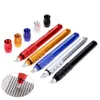 Golf Groove Cutter Blue Golf Club Head Grooving Tool Golf Club Club Alliage Cédeau d'alliage Tool V Forme Tool5595852