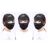 Breathable Thin Ice Silk Full Face Mask For Women UV Protection Cycling Solid Color Washable Earloop Respirator