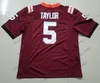 Personalizado Virginia Tech Hokies 2019 futebol qualquer nome número vermelho 2 Hendon Hooker 5 Ryan Willis 14 Damon Hazelton Vick NCAA 150th Jersey