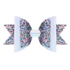 Lovely Bow Hair Glitter Big Size 105cm Hairpin Cute PU Leather Hairpin Modish Girls Prince Hair Clip Bowknot Clip 9colors5280063