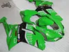 Kawasaki 2007 2007 için Motosiklet Kapı Seti 2007 2007 ZX-6R Motosiklet Ninja ZX6R 07 08 636 ZX 6R ZX636 Yeşil Siyah Çin Fairing Kitleri