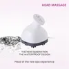 lavaggio elettrico portatile impermeabile della testa massaggio termale massaggiatore profondo del cuoio capelluto detergente per la crescita dei capelli e relax per la cura dei capelli della mente pulita