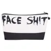 3D-gedrukte letters Cosmetische zakken Deze tas bevat mijn gezicht toilettas meisje vrouwen make-up pouch cadeau tas