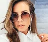 Fashion Round Sunglasses Chain Necklace Sun Glasses Women Fashion Sunglasses Shades New with Box290l