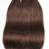 4 Medium Brown Straight Bundle Deals Brasilianska jungfruliga Human Hair Weaves 3 eller 4 Bunds 1224 Inch4504777