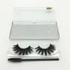Cils de Fasle de cheveux de vison 3D avec la brosse portative de cils d'oeil doux épais cils de vison naturels faux cils Extension de cils faux cils