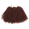 Afro krulbundels weven synthetisch vlechthaar met ombre bug blonde haakbraids haaruitbreiding bulkhaar1015734