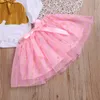 Baby Girls Clothes Sets Golden Rabbit Girl Romper Dot Skirts 2PCS Set Easter Bunny Princess Rompers Kids Outfits Kids Clothing DHW1986