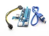 USB3.0 PCI-E1X do 16x Extender Cable Card Adapter SATA 15PIN-6PIN dla górnictwa bitcoin