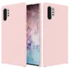 Funda de silicona Original para Samsung Galaxy S20 Ultra S10 Plus S9 S8 funda táctil suave sedosa oficial para Samsung Galaxy Note 10 Plus 9 8