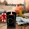 Christmas Soy Wax Scented Candle Set Glass Cup Aromatherapy Candles 6 pcs / set Xmas Wedding Valentine's Day Aromatherapy Candle Gifts