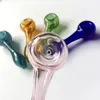 Wholesales 4 Inch Glass Pipes Smoking Pipe Hookah Tobacco Glass Spoon Pipe Colored Mini Glass Pipes Small Hand Pipes