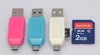 Usb cep telefonu bilgisayar çift slot çift kullanımlı OTG çok fonksiyonlu kart okuyucu toptan ücretsiz kargo yüksek kalite 2019 yeni s ...