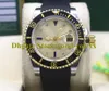 Luxury Mens Crown Watch Automatic Diamond Gold Watches Black Blue Golden Ceramic Rubber Strap 116618 Dive 116619 Sport Wristwatches