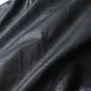 ファッションレザージャケットの女性秋冬ファシオムフェイク毛皮長袖レザージャケットの外装オーバーコートトップブラウスヴェスフェムメ