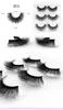 Nowy 3 Pairs Natural Długi Fałszywy 3D Mink Rzęsy Soft Mink Lashes Makeup Eyelash Exeves Eye Lashes