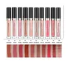 batom líquido matte vitrificado beleza Lip Gloss Tubos 10 Cores Pigmento Longa duração Fácil de Usar Maquiagem Lipgloss Base