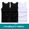 5pcs / lot Sous-vêtements sans couture solides pour hommes Maillots de corps Vêtements de sport pour hommes Gilet de réservoir sans manches Maillot de corps confortable 2020197R