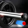 New Keep Fit Wheels No Noise Abdominal Wheel Ab Roller With Mat For Arm Waist Leg Exercise Gym Fitness Equipment Y200506