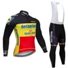 2019 QUICKSTEP TEAM CYCLING JACKET 20D pantalon de vélo ensemble Ropa Ciclismo MENS hiver polaire thermique pro maillot de vélo Maillot wear264z