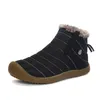 Designer- Herren-Schneestiefel, einfarbig, zum Hineinschlüpfen, rutschfest, Übergröße 35–48, für den Außenbereich, wasserdicht, warm, 913