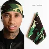 Militär Bandanas Paisley 100% Bomull Hearwear Camouflage Print Unisex Pocket Square-Hop Headscarf för utomhuscykling 12st / lot