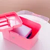 Kosmetik-Organizer, Hand-Desktop-Aufbewahrungsbox, Kunststoff, Schere, Make-up, Schmuck, Nagellack, Stiftbehälter, Maniküre-Werkzeugkoffer9647345