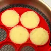 Stekt ägg mögel pannkaka mögel maker silikon former non-stick enkel operation pannkaka omelett mögel köksartiklar dbc vt0461