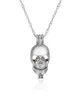 Wholesale-Pearl Skull Cages Locket Earrings & Necklace Freshwater Pearls Oyster Pendant(Excluding Pearl Canned)Halloween Christmas Jewelry