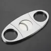 Stainless Steel Cigar Cutter Knife Portable Small Double Blades Cigar Scissors Metal Cut Cigar Devices Tools Smoking Accessories DBC BH3499