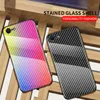 Telefon Gradient Gradient Gradient dla iPhone SE 11 Pro Max XR X 8 7 6 5 S Harted Glass Cover Coquille