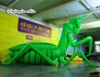 Grote groene opblaasbare ballon insectenmodel Luchtbediende biddende bidden met ventilator voor tuindecoratie