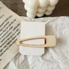 1Pc Trendy Hollow Geometric Hair Clips For Women Korea Style Hair Barrettes Waterdrop Styling Girls Handmade Wood Hairpins4678610