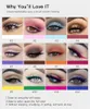 Kleurrijke Matte Eyeliner Vloeibare Eye Liner Waterdicht en Sweat Proof Eyeliners Pen Party Dance 12 stks / set Gratis schip 3 sets