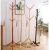 Household Clothes Rack Solid Wood Hanger Woonkamer Meubels Doek Slaapkamer Easy Landing Simple Office Racks