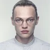 Optische Modedesigner-Brille, rund, Retro-K-Goldrahmen, Vintage, schlichter Stil, transparente Brille, Qualitätslinsen