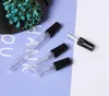 700pcs 2ml 3ml 5ml Spray Bottle Parfym Doft Doftflaskor Fine Mist Atomizer Tom Transparent Glas Essential Olja Bottle Sn4179