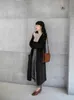 Moda-Mujer Suéter largo maxi Cárdigans 2018 Cachemira gruesa Jerseys de punto Puntada abierta Cárdigans de punto de gran tamaño Chaqueta larga Abrigo