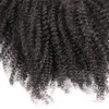 Vmae Peruvian Natural Black 100g 120g عميل مخصص Crinky Curly Virgin Hush Hair Clip