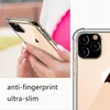 Löschen von Telefonhüllen für iPhone 15 14 13 12 11 xs max XR X Plus Hinweis 10 Super Anti-Knock Soft TPU Transparent Protect Deckabdeckung Schockdicht