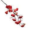 4pcs/lot simulation plum blossom flower artificial cherry flower home wedding decoration fake wreath flower