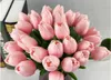 Real Touch Tulip Artificielle PU Fleurs De Bouquet De Simulation Pour La Maison Mariage décoratif fleurs 50pcs / lot G725